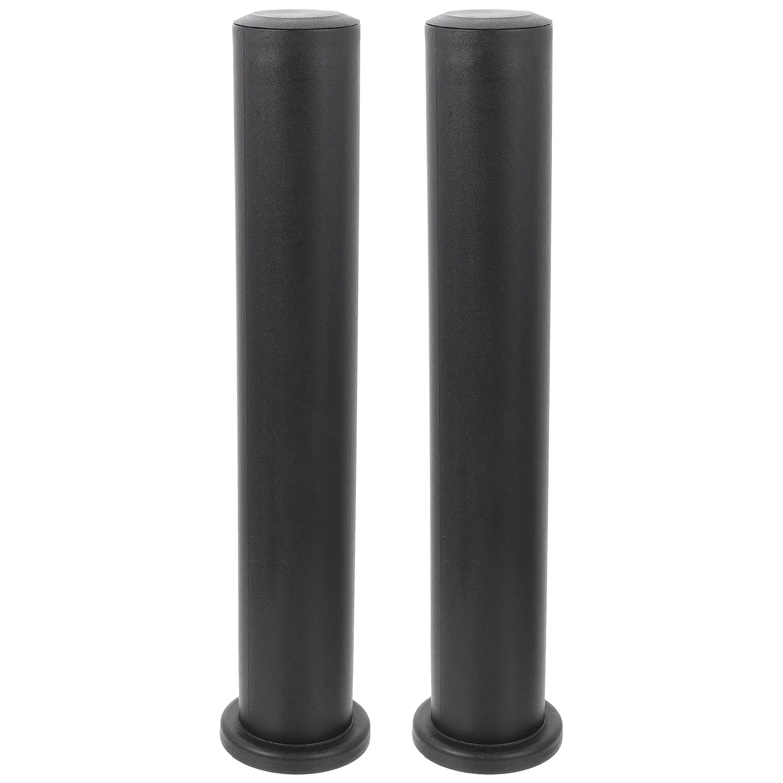 

Barbell Rod Head Sleeve Handle Fitness Equipment Handlebars Grips Black Stainless Steel