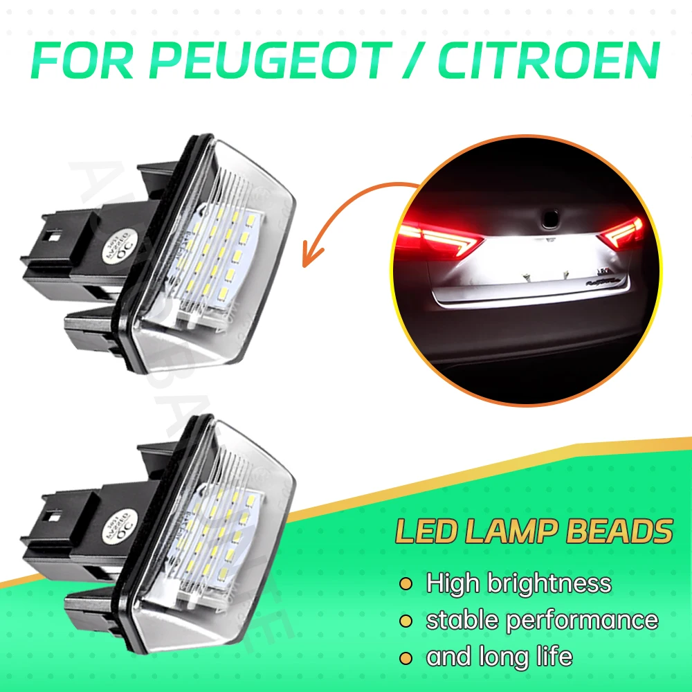 2PCS Led Number Lic… - image