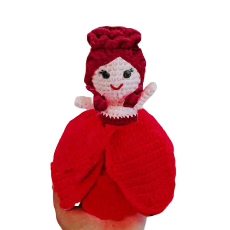 DIY Magic Dolls for Children Emotional Soothing Valentine's Day Creative Gift Roses/carnations Flowers Turn Fairy