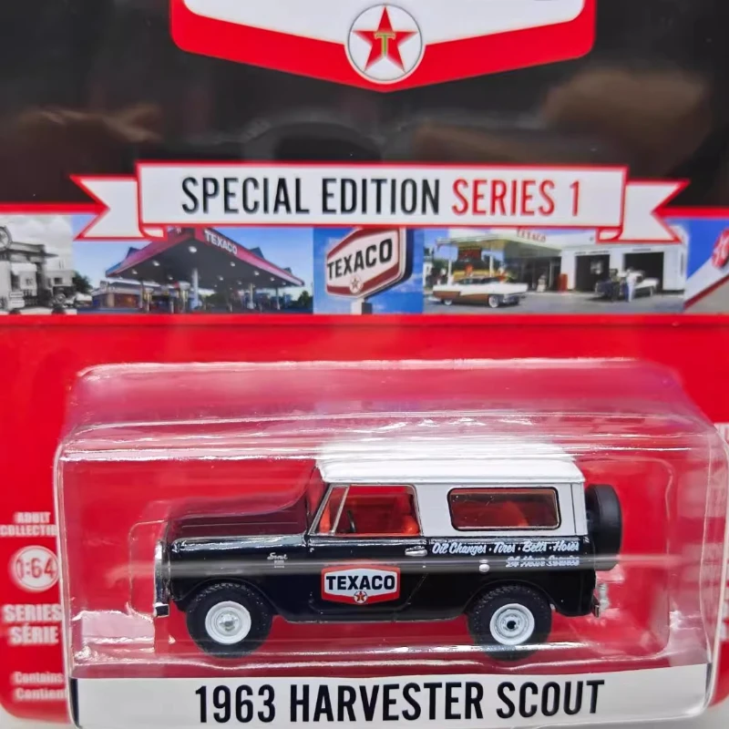

Greenlight 1:64 Texaco Special Edition Series 1 - 1963 Harvester Scout Collector Toys Gift Model Wall Hanging