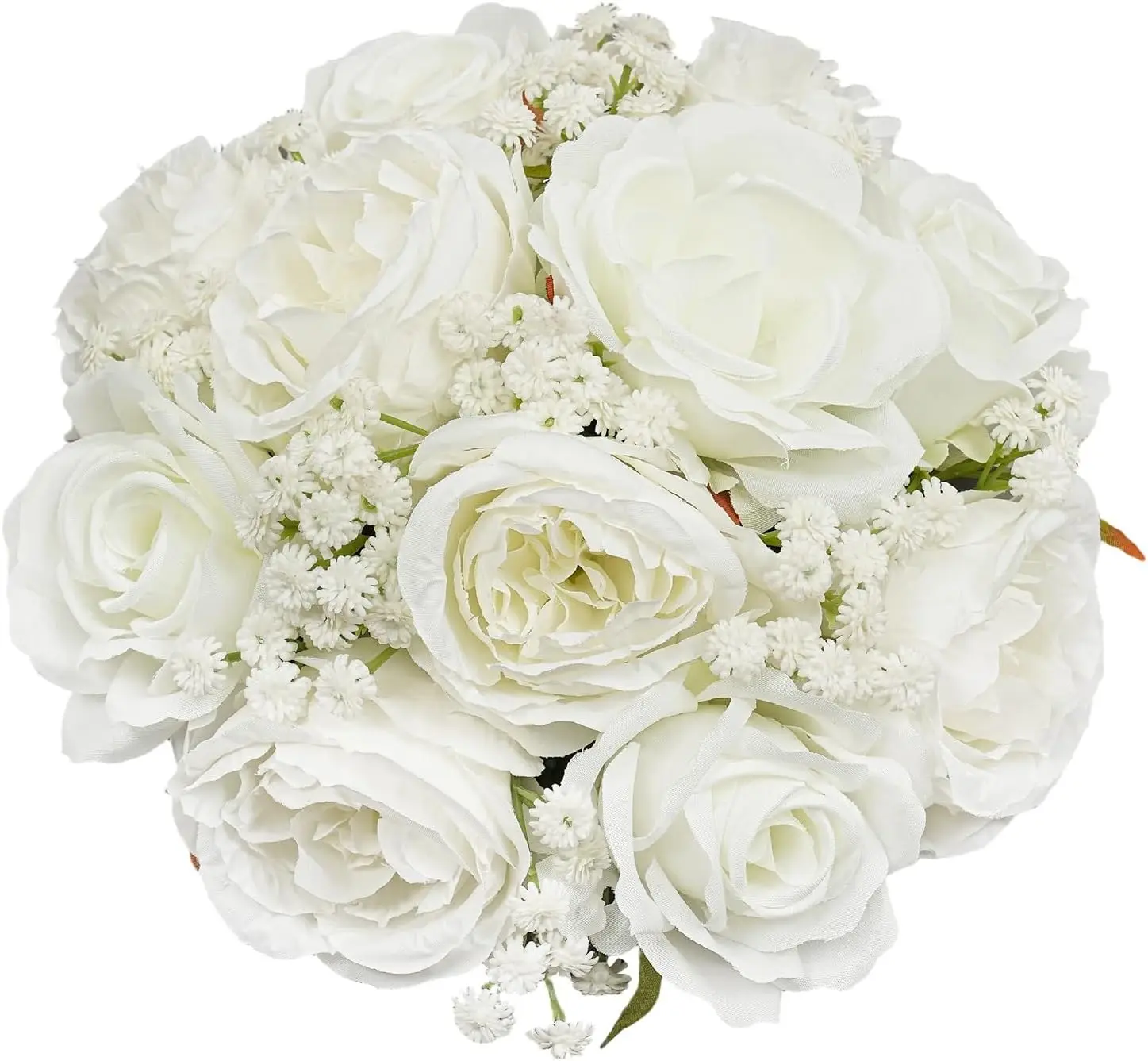 

10 Pcs Rose Flower Ball Arrangement Bouquets, Artificial Flower Balls for Centerpieces