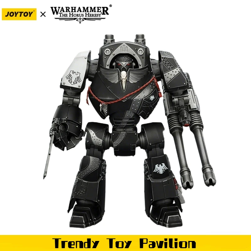 

【Pre-sale】JOYTOY Warhammer 40K Raven Guard Contemptor Dreadnought with Gravis Autocannon and Chainfist 1/18 Anime Figure