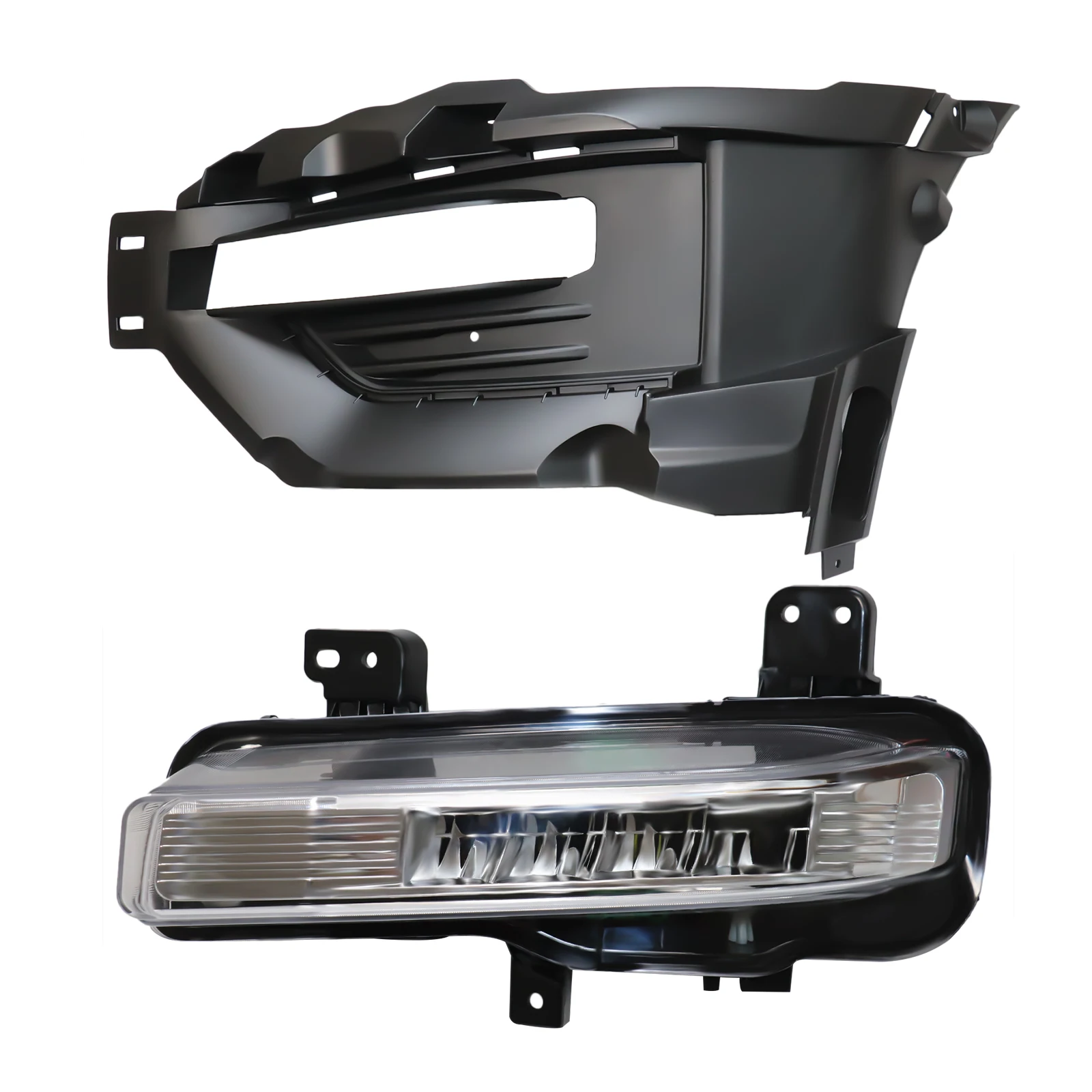 For Ford Explorer 2020-2021 Left Side Fog Light & Trim Cover LB5Z-15266-AB NEW 12V LED OEM LB5Z-15266-AA, LB5B-15A255-AC