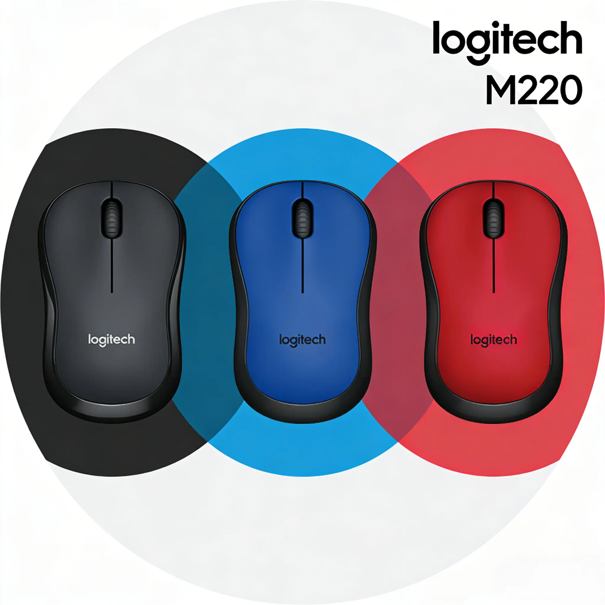 

Logitech M220 Silent Mouse - 18-Month Battery No Frequent Change