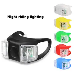 Scooters Tail Frog Light Waterproof LED Beads 3 Modes Reminder Warning Silicone Night Riding Bicycle Lamp LED Headlight