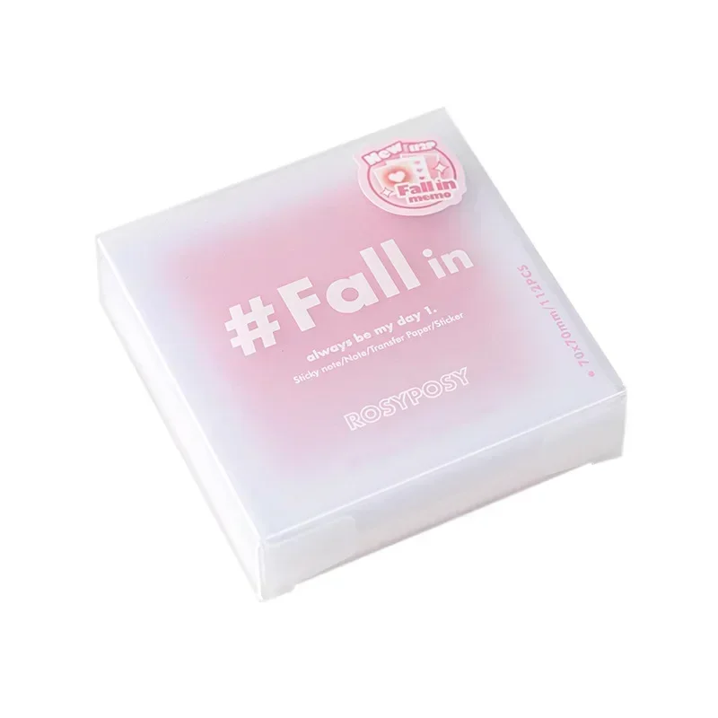 112Sheets/Box Gradient Paper Memo Pad DIY Journal Scrapbooking Decoration Cute Note Paper Stationery