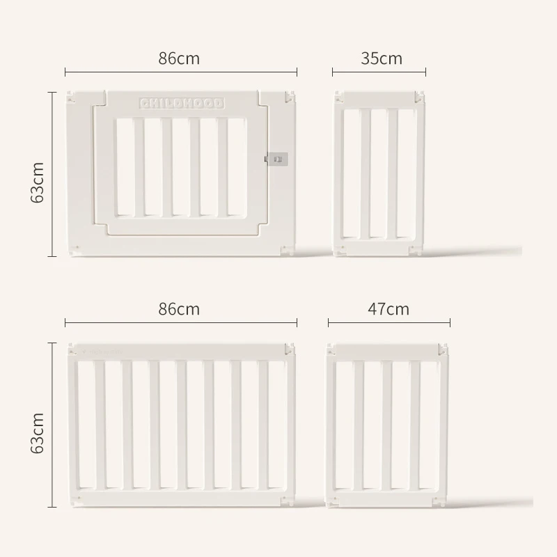 Cercadinho de plástico para o bebê, Cerca de segurança para criança, Monocromático, Painel de quintal, Pequeno Parque Infantil Indoor