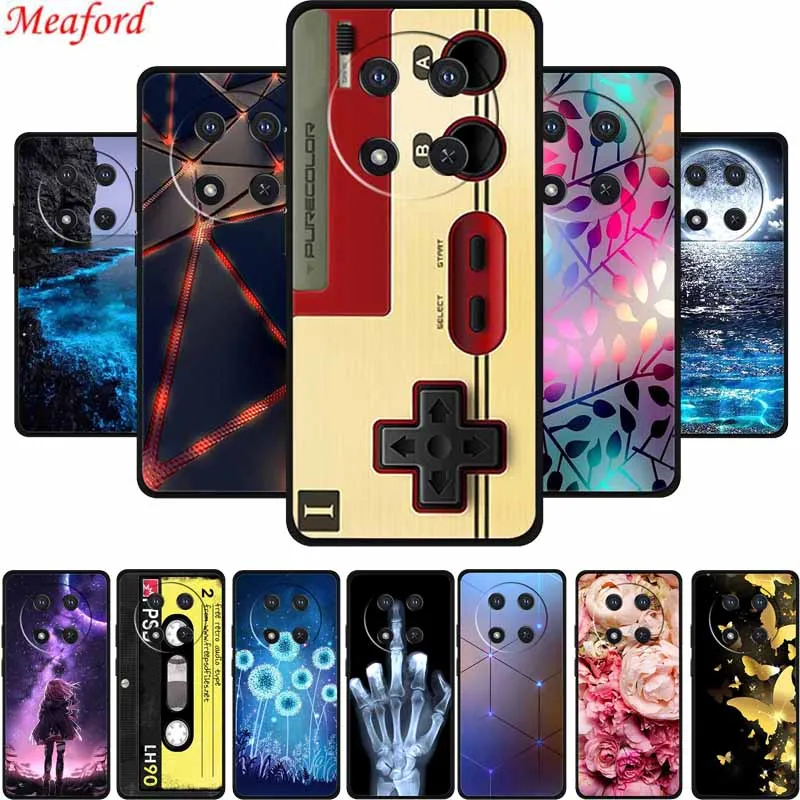 For Honor X9c Phone Case HonorX9c Black Silicone Soft Back Cover Case For Honor X9c Case X 9 c X9 C X 9C 6.78