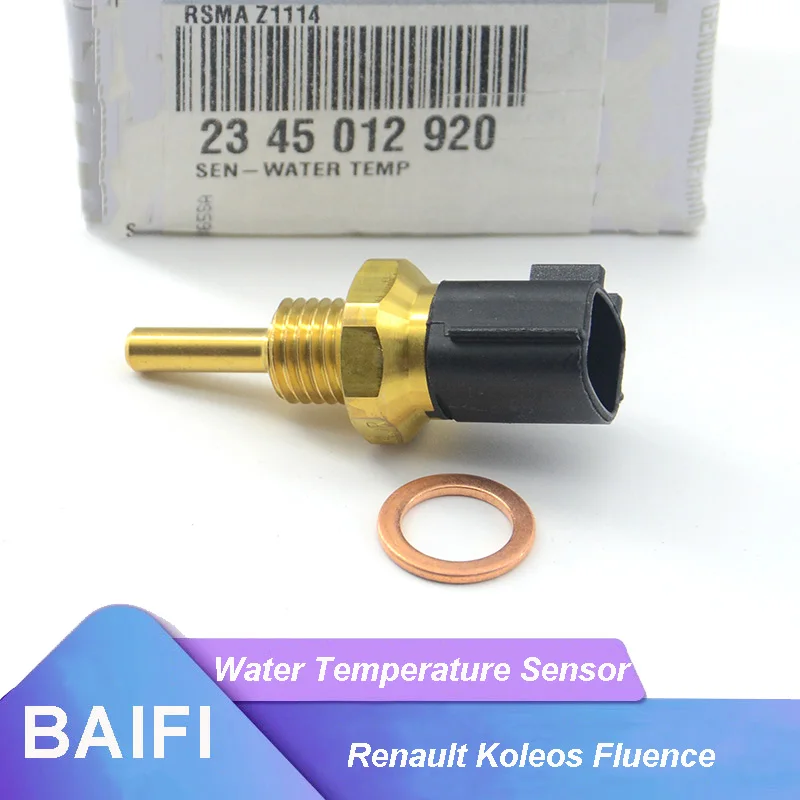 BAIFI Brand New Genuine Water Temperature Sensor 2345012920 For Renault Koleos Fluence