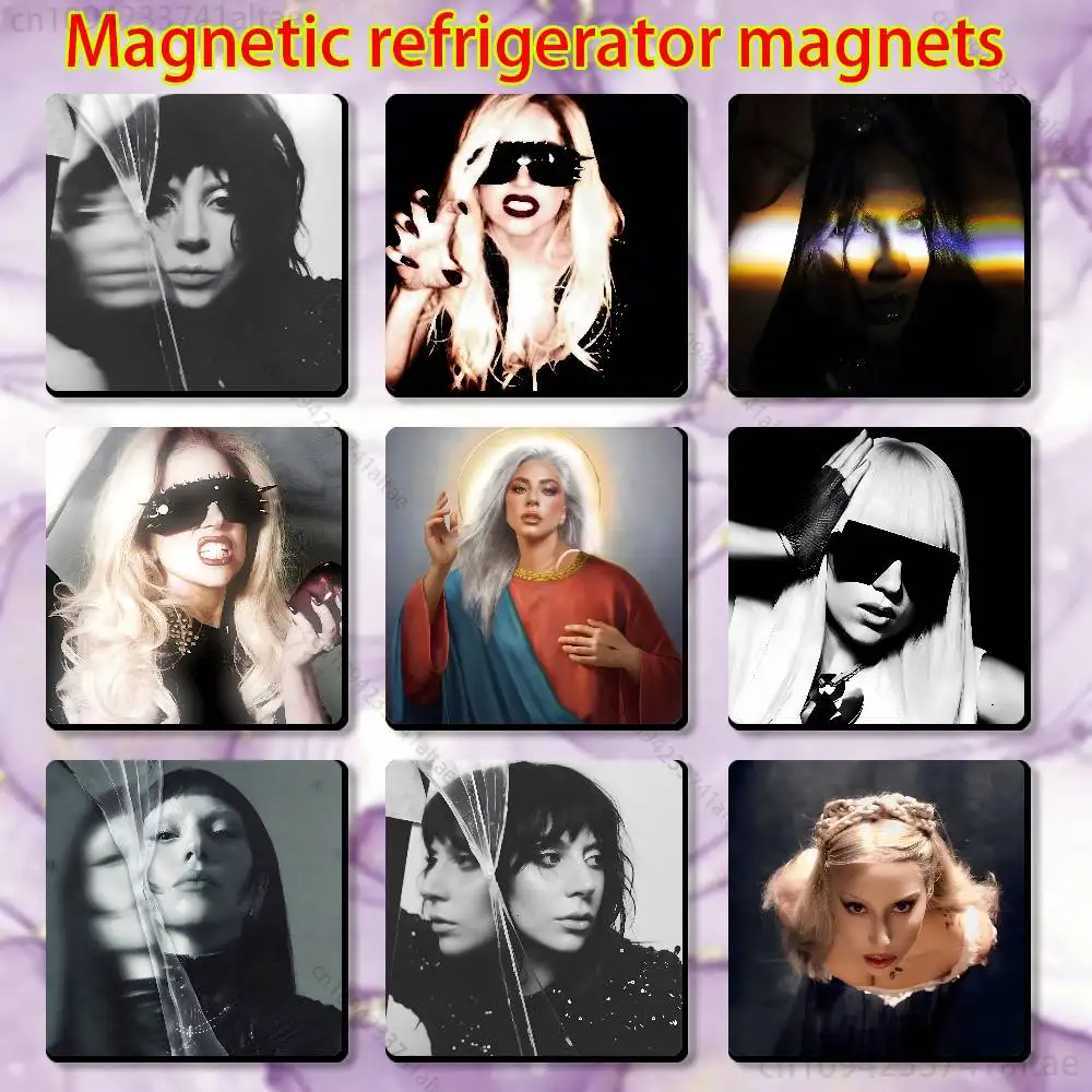 

L-Lady G-Gaga Famous Singer Sign Fridge Magnets - Creative Miniature DIY Magnetic Decorations for Home Accessories