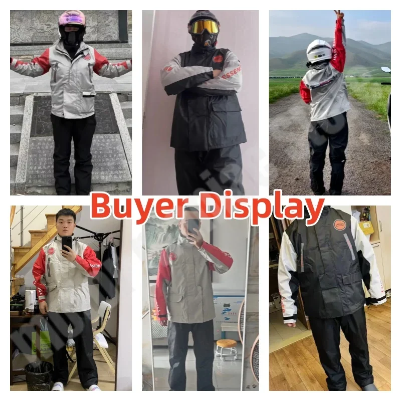 Motorcycle Riding Raincoat Split Raincoat Rain Pants Suit Outdoor Raincoat Waterproof Equipment for Rainstorm Riding Impermeable