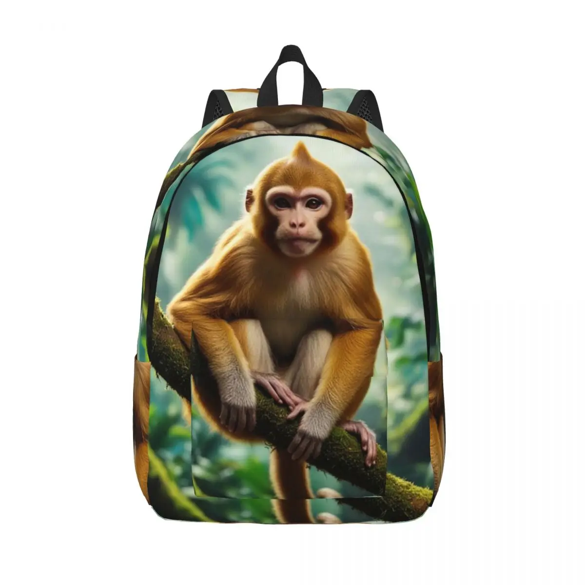 

Capuchin Woman Small Backpacks Boys Girls Bookbag Casual Shoulder Bag Portability Laptop Rucksack Students School Bags