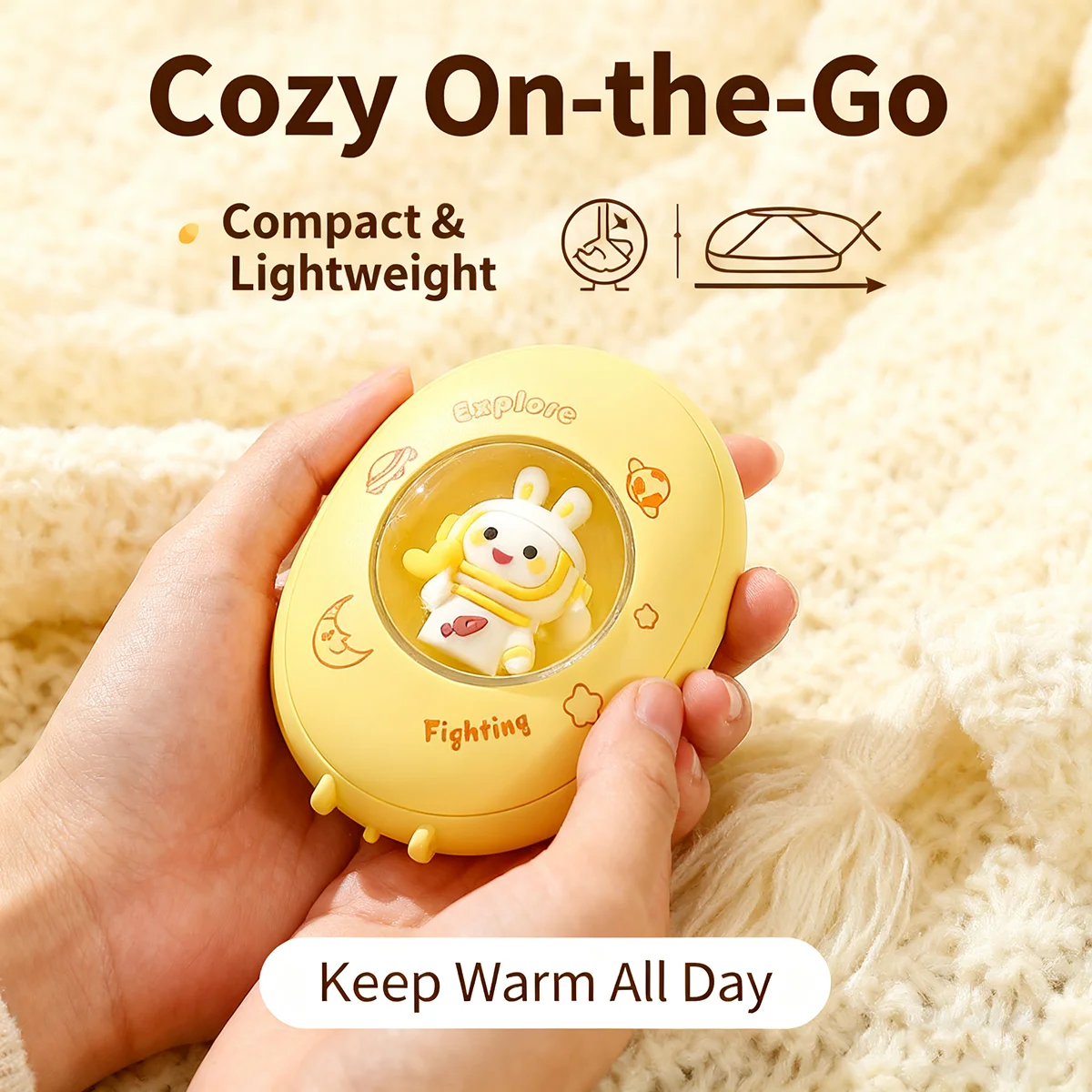 

Electric Hand Warmer Overheating Protective Portable Hand Warmers Cold Days Warm Keeping Necessities For Studying Home Working