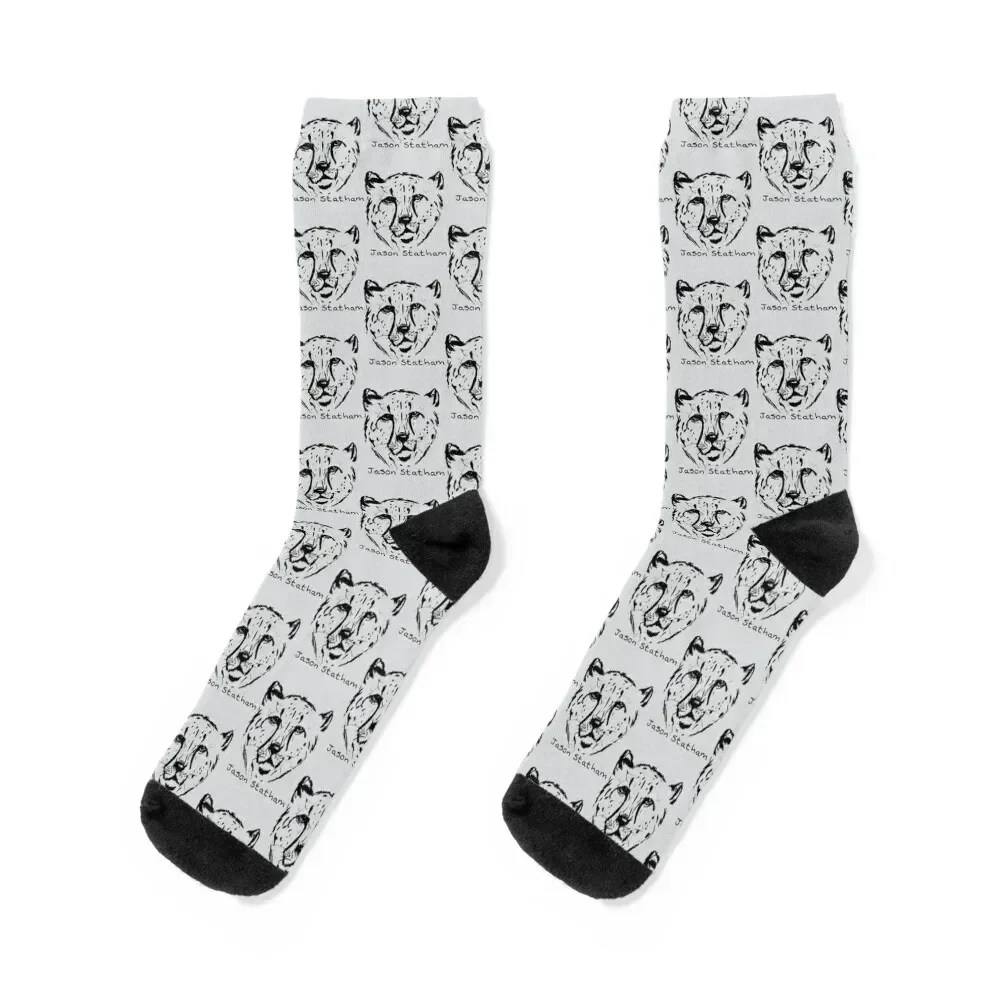 Cheetah J Socks Hiking boots custom Running Socks Female Men's