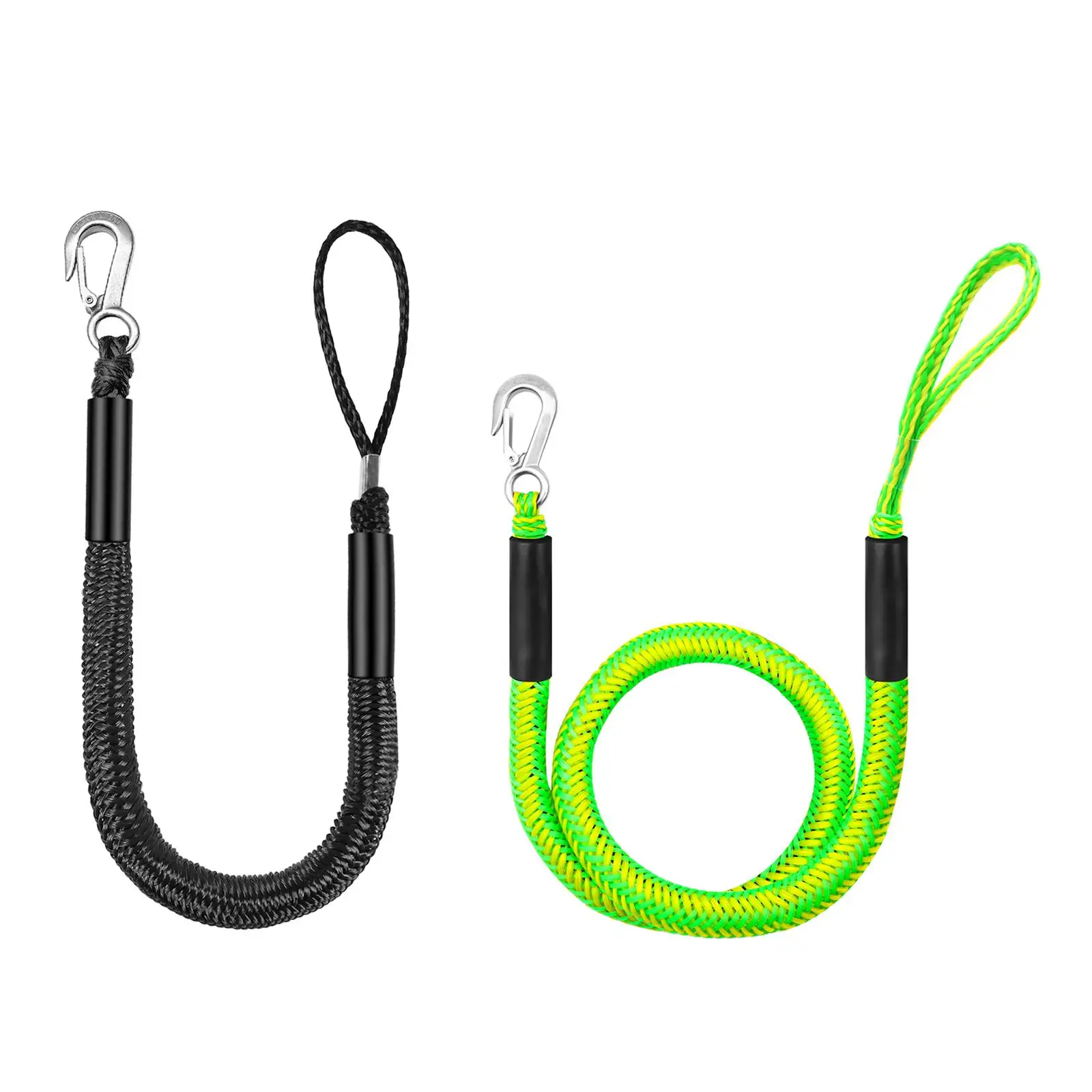 2x Bungee Dock Line Anchor Line Accessories Shock Absorption Bungee Cord For