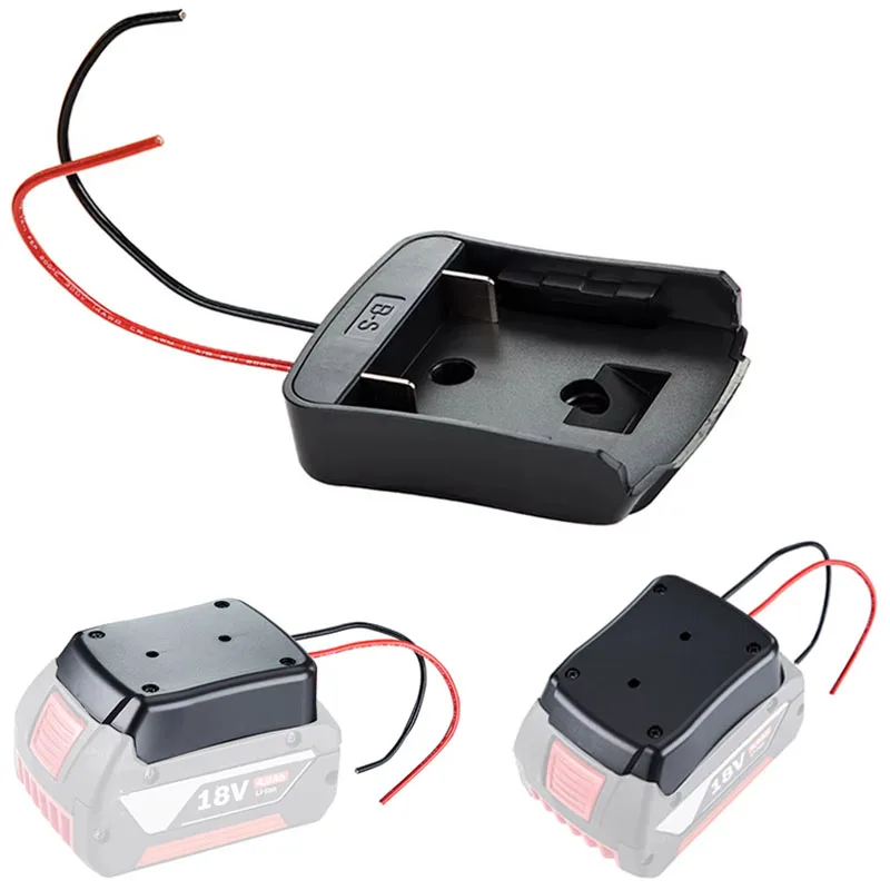 Adapter akumulatora do akumulatorów litowo-jonowych Bosch 18 V Adapter do kół dokujących Złącze zasilania z przewodami 14AWG do BAT609 BAT618G