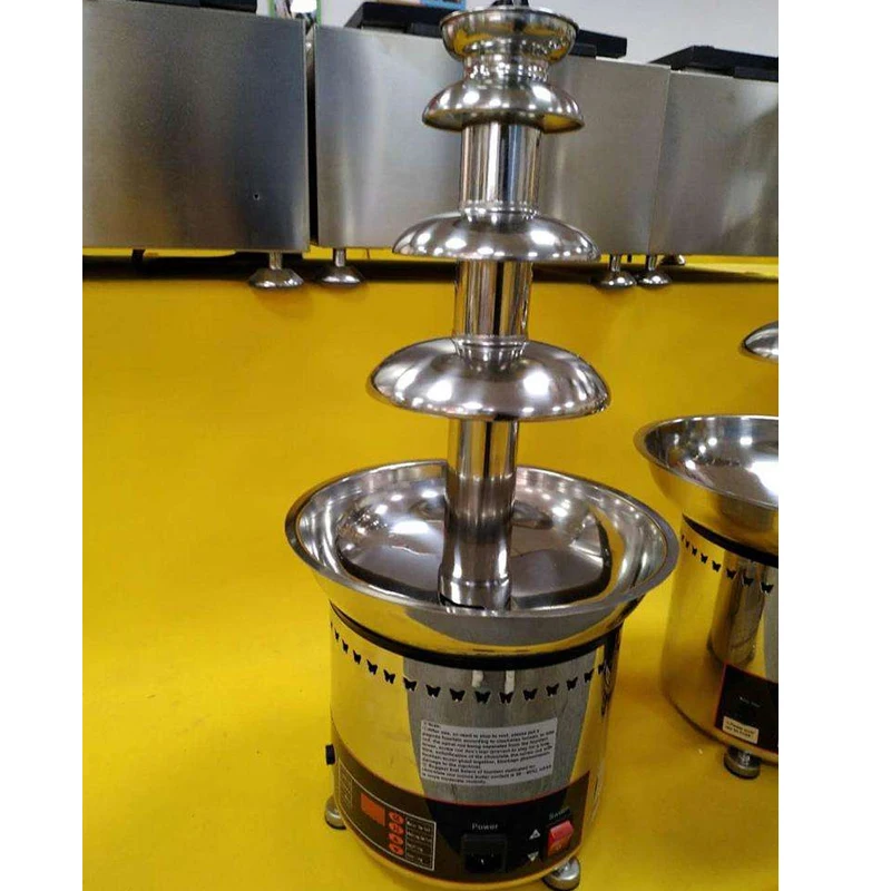 BABEJING-Stainless Steel Chocolate Fountain Machine, Commercial Fully Automatic Wedding Candy Waterfall Machine