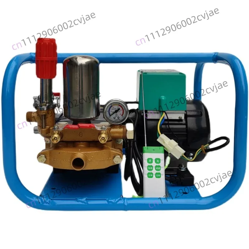 High Pressure Electric Sprayer Agricultural Three-Cylinder Plunger Pump 48V 60V72V 220V Remote Control Spray Pump