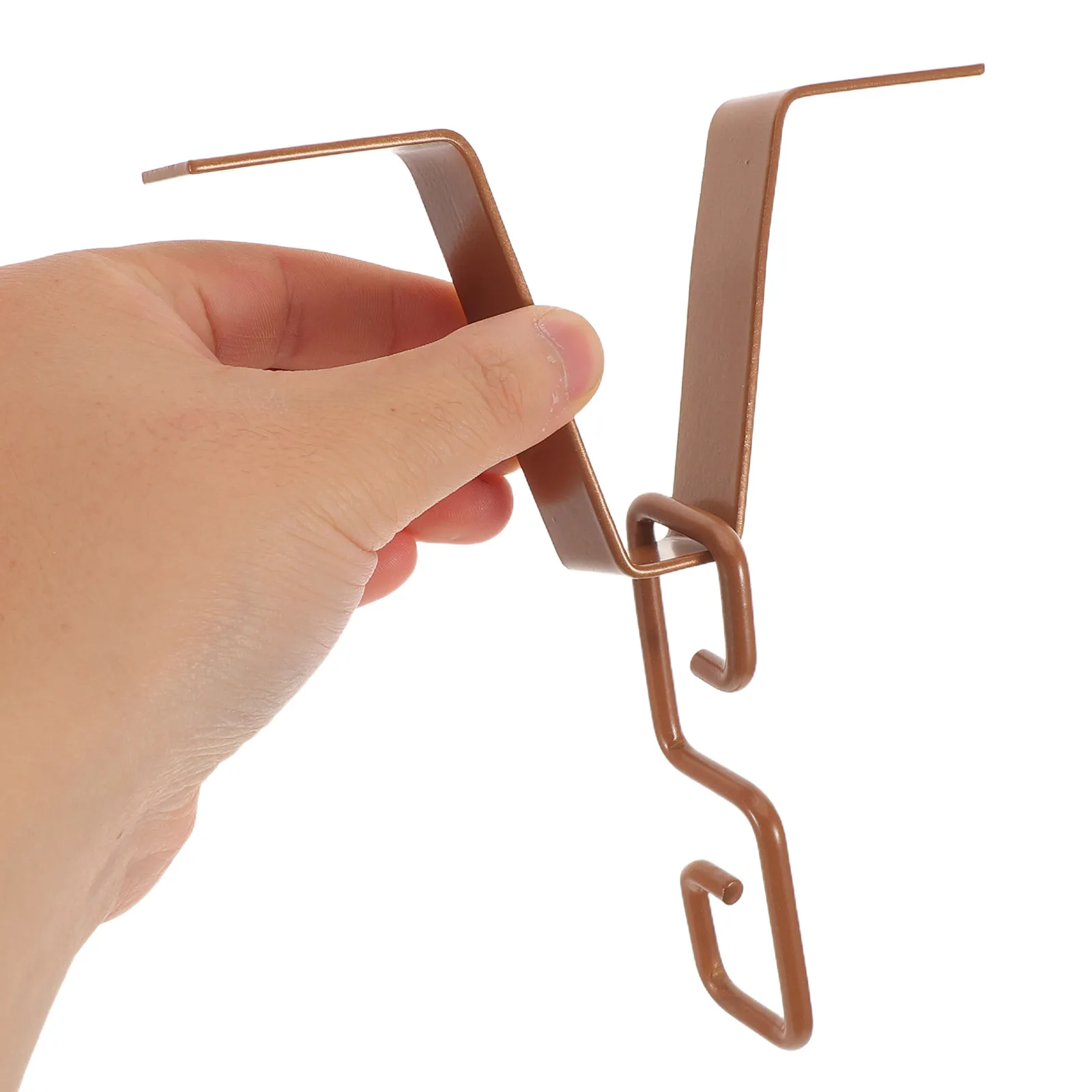 

Rain Chain Adapter V-Shaped Metal Hook Sturdy Rain Chain Gutter Connector Installation Clip Garden Decorative Drain Hook