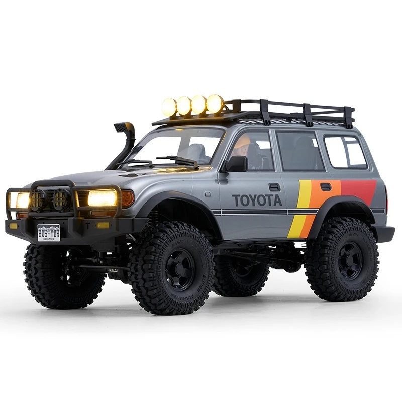 Fms Fcx10 Simulation Toyota Land Cruiser Lc80 Climbing Car 1/10 4wd Rc Car Electric Off-Road Vehicle Dual Speed Linkage Light