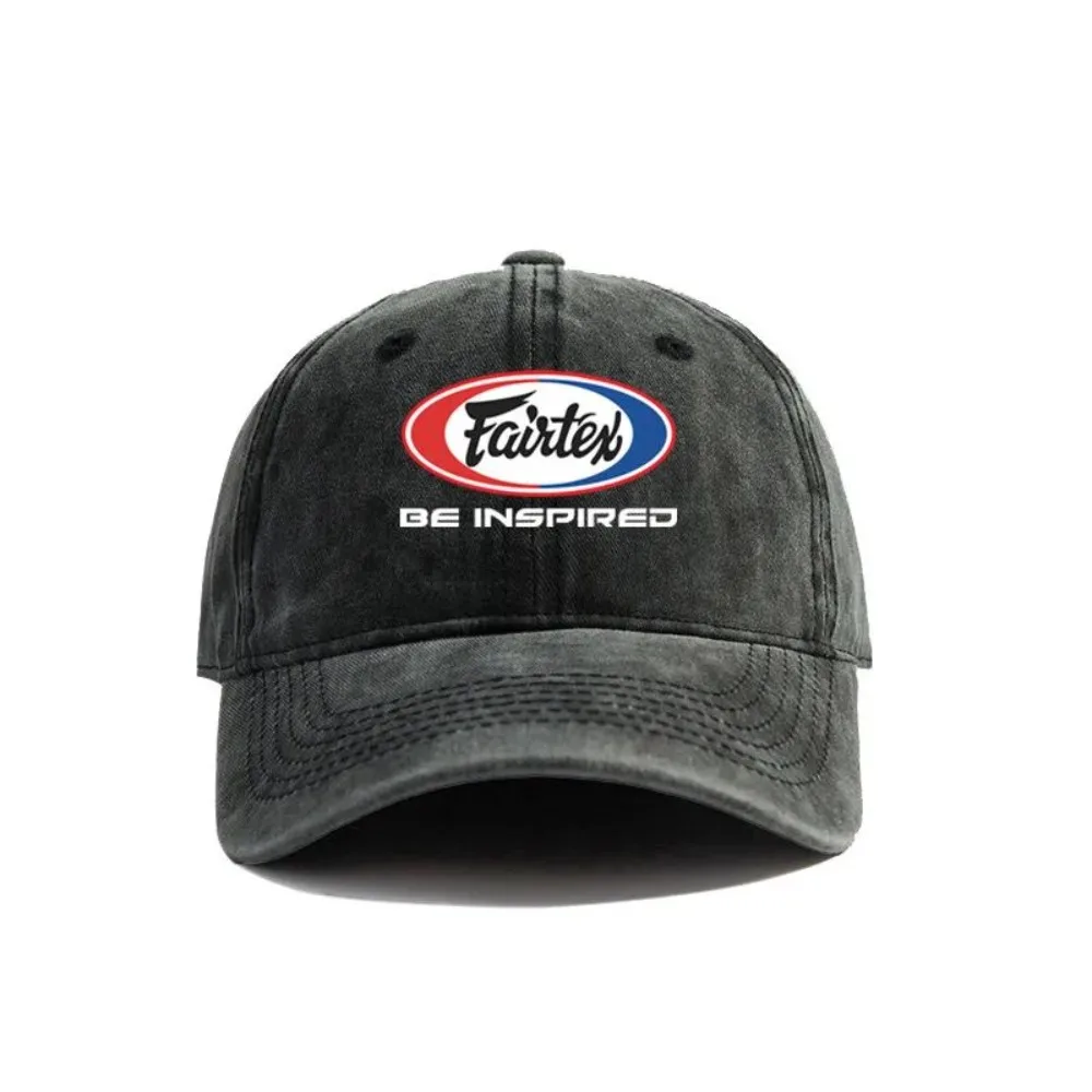 

2025 Fairtex Be Inspired Baseball Cap Summer Distressed Dad Hats Men Outdoor Adjustable Cotton Caps Outdoor Sun Protection