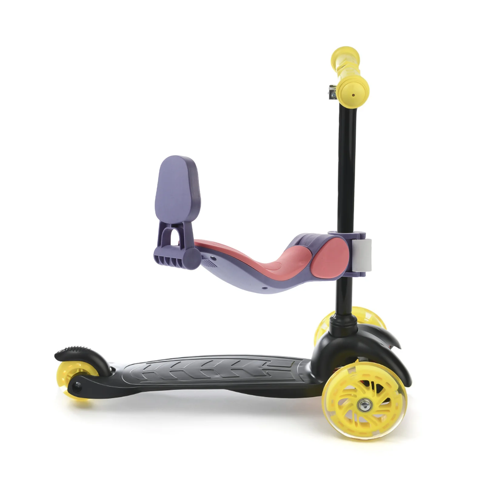 

Adjustable Thickened Scooter Seat Attachment Foldable Plastic Saddle Replacement for Riding Comfort Accessories