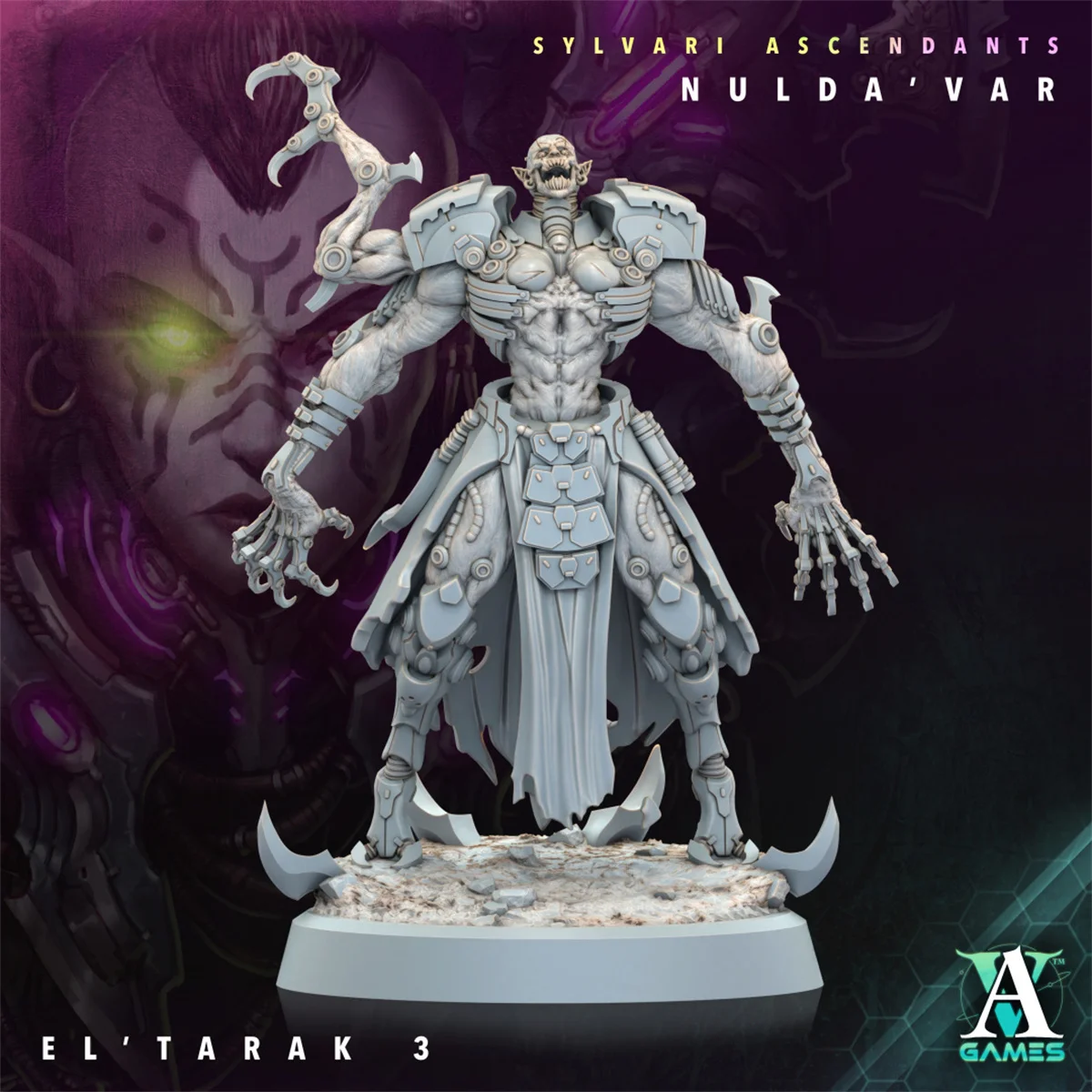 Dnd-figuras en miniatura de Eldar oscuro, muñeco de sangre, Pirata, mujer, Mech Assassin, modelo de juego de mesa, impresión 3d