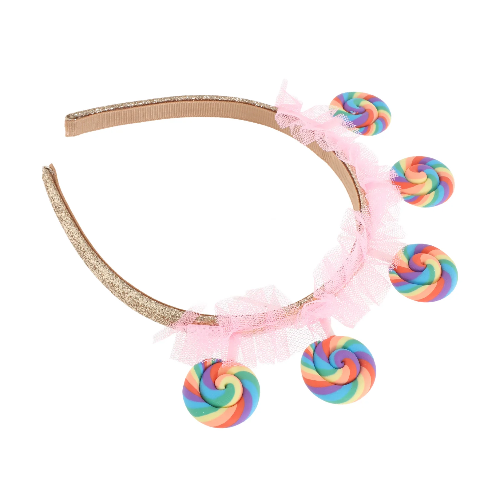 

Cartoon Headband Candy Lollipop Hairband Princess Decor Lovely Pink Children Birthday Party Accessories Sweet Hoop Style