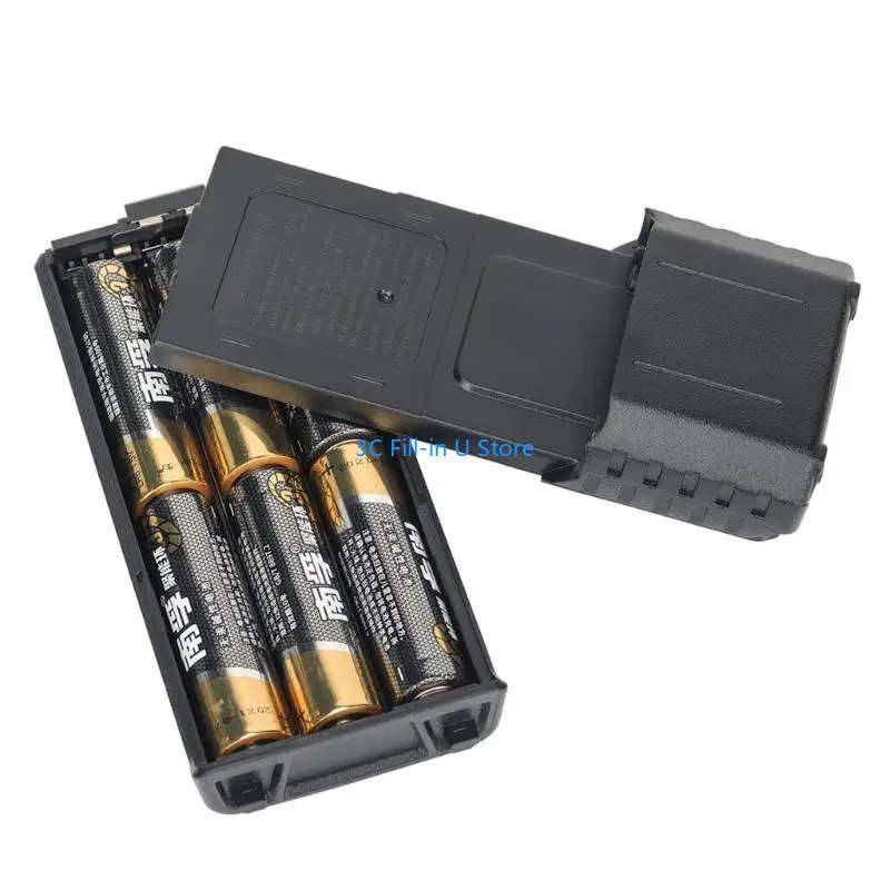 G8TA Walkie-Talkieバッテリーケース6XAAシェルUV-5R DM-5R-PLUS TH-F8Dに適しています