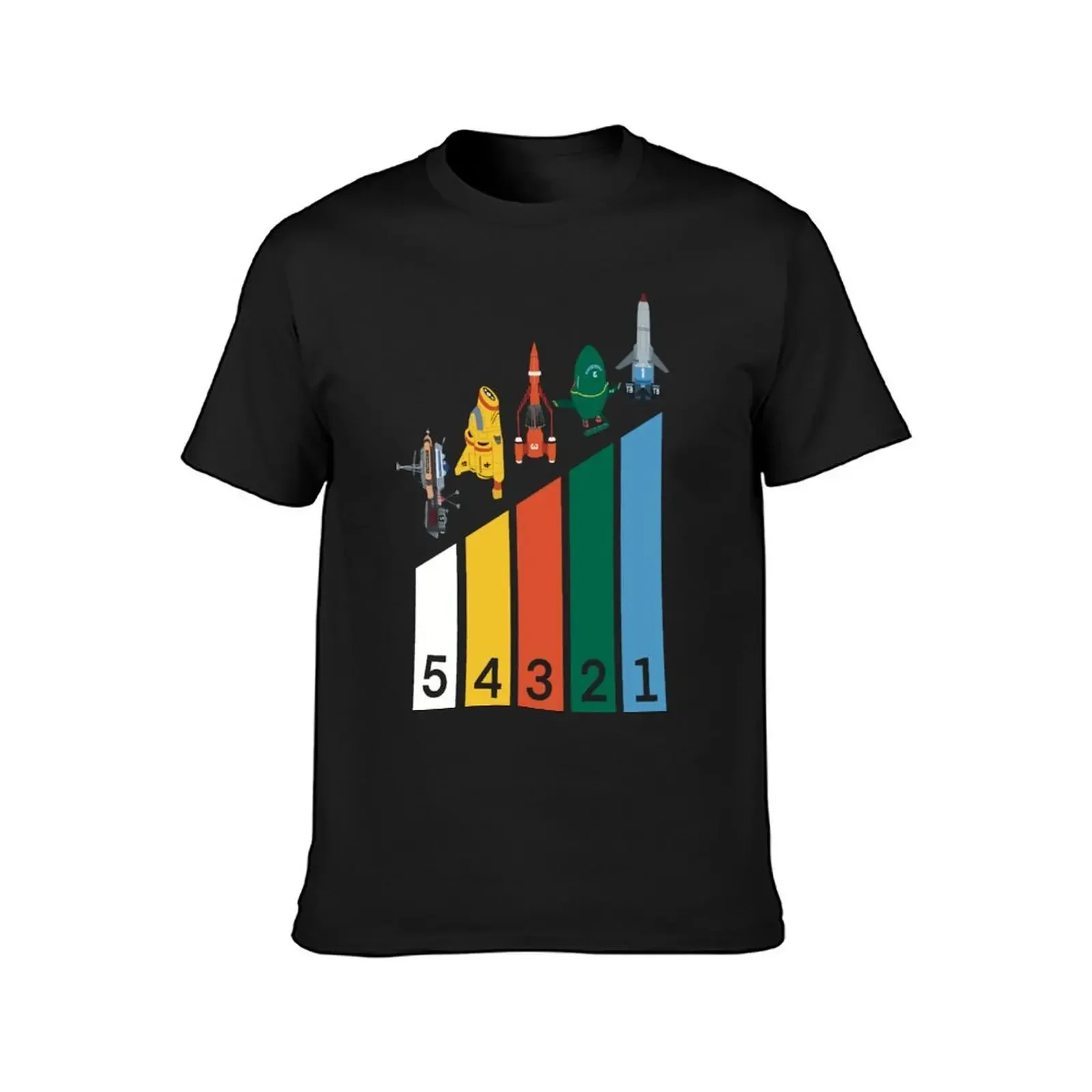 Thunderbirds T-Shirt anime new edition mens graphic t-shirts pack