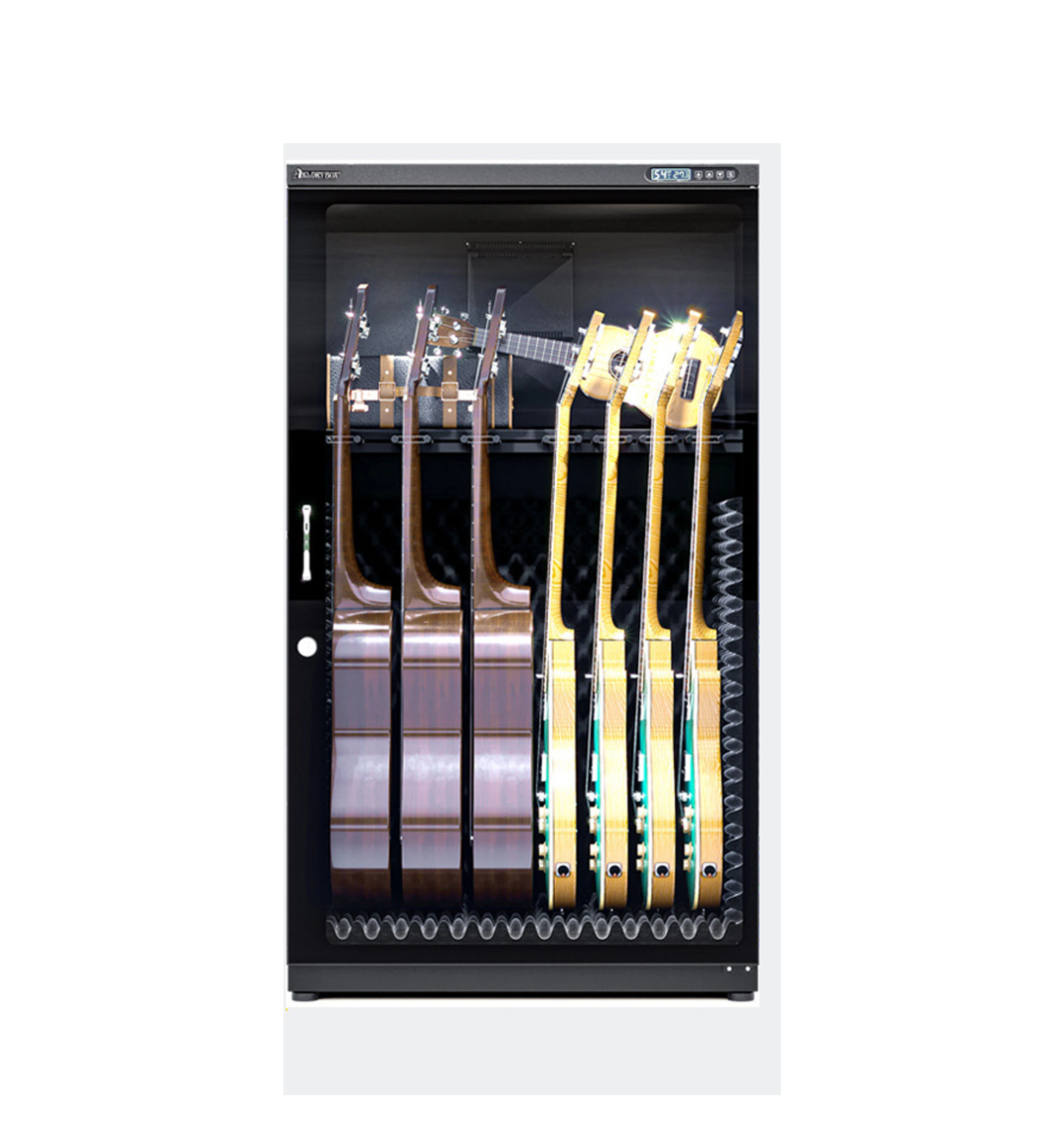 

Hooqu Wholesale Large Space Intelligent Humidity Guitar Cabinet Musical Instrument Humidifying Cabinet With High Quality