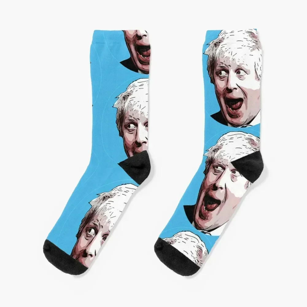 

Boris Johnson British Prime Minister - Boris t-shirt - t shirt -Boris Conservative - J Socks happy man Socks Male Women's