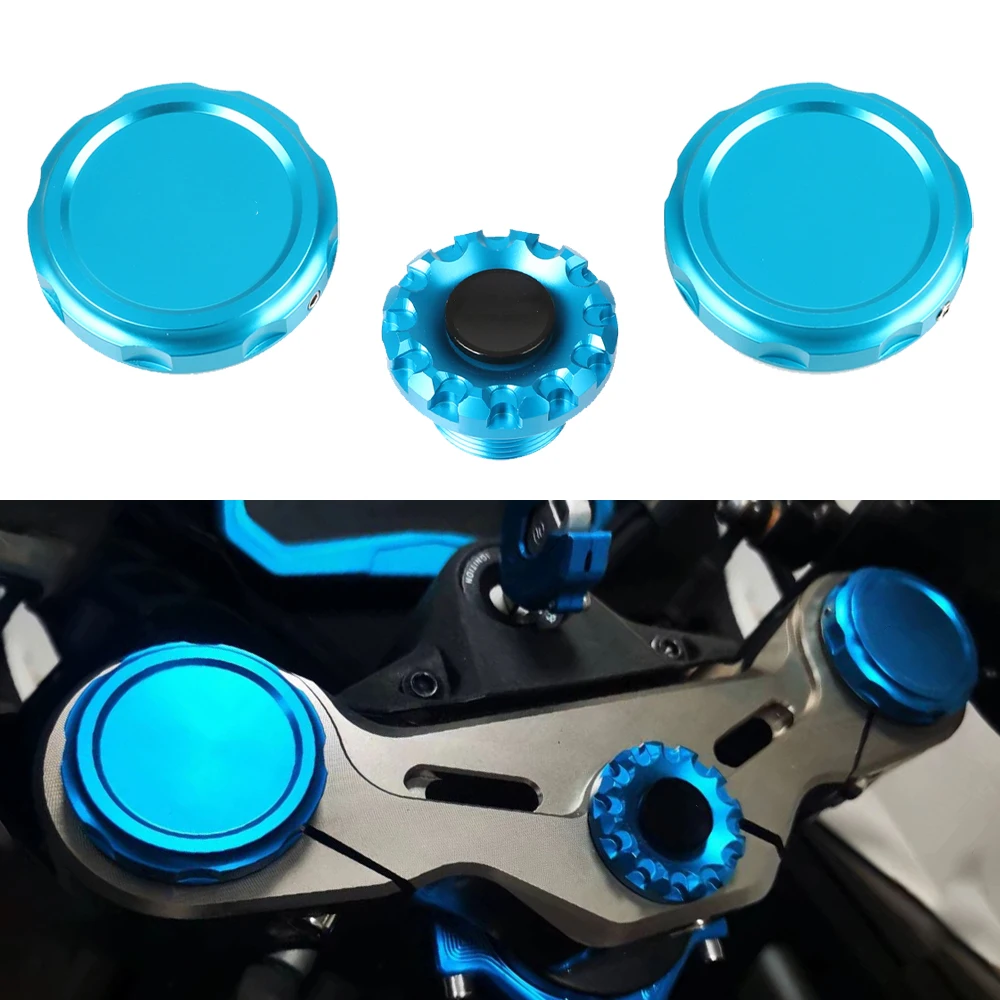 

For CFMOTO 450SR 450SS 450 SR SS 2022 2023 2024 Front Fork Covers Upper Top Axle Steering Rod Nut Bolt Triple Tree Stem Yoke Cap