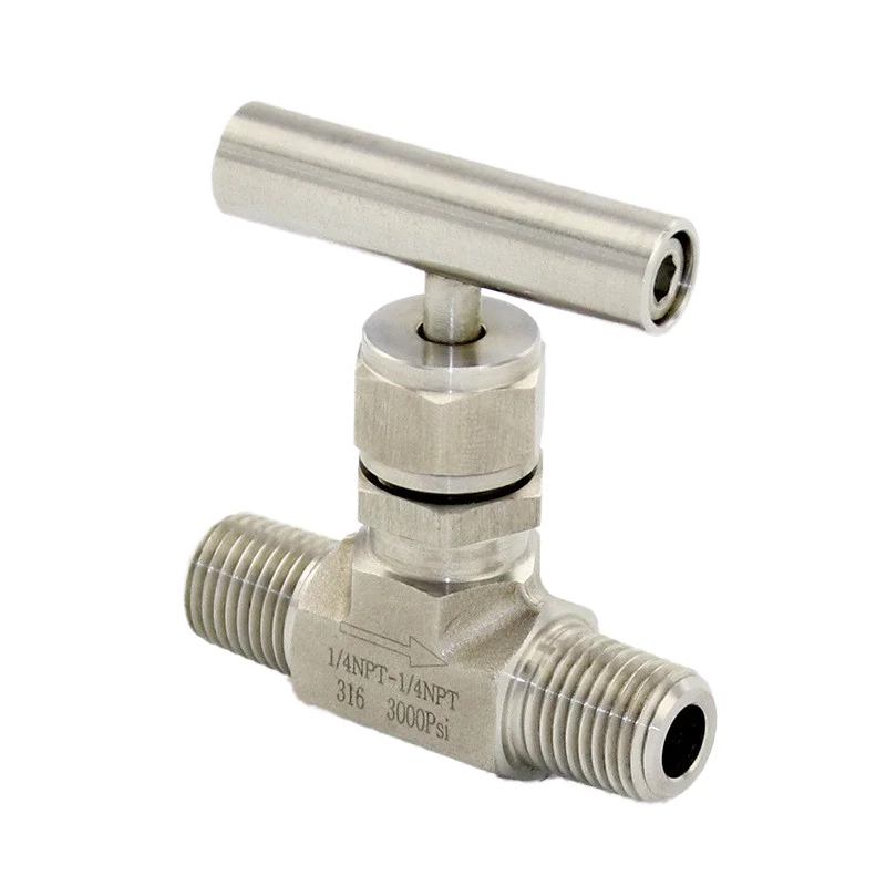 

Stainless Steel External Thread Needle Valve, Flow Control Valve, High-Temperature High-Pressure Straight-Through Needle Valve
