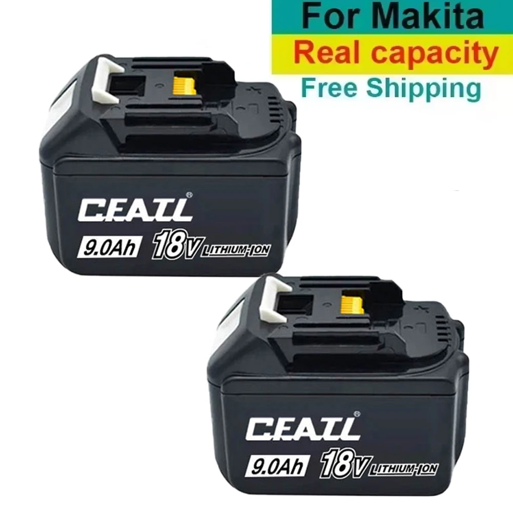 

For Makita 18V 9.0Ah Rechargeable Battery For Makita BL1830 BL1830B BL1840 BL1840B BL1850 BL1850B Power Tools Battery
