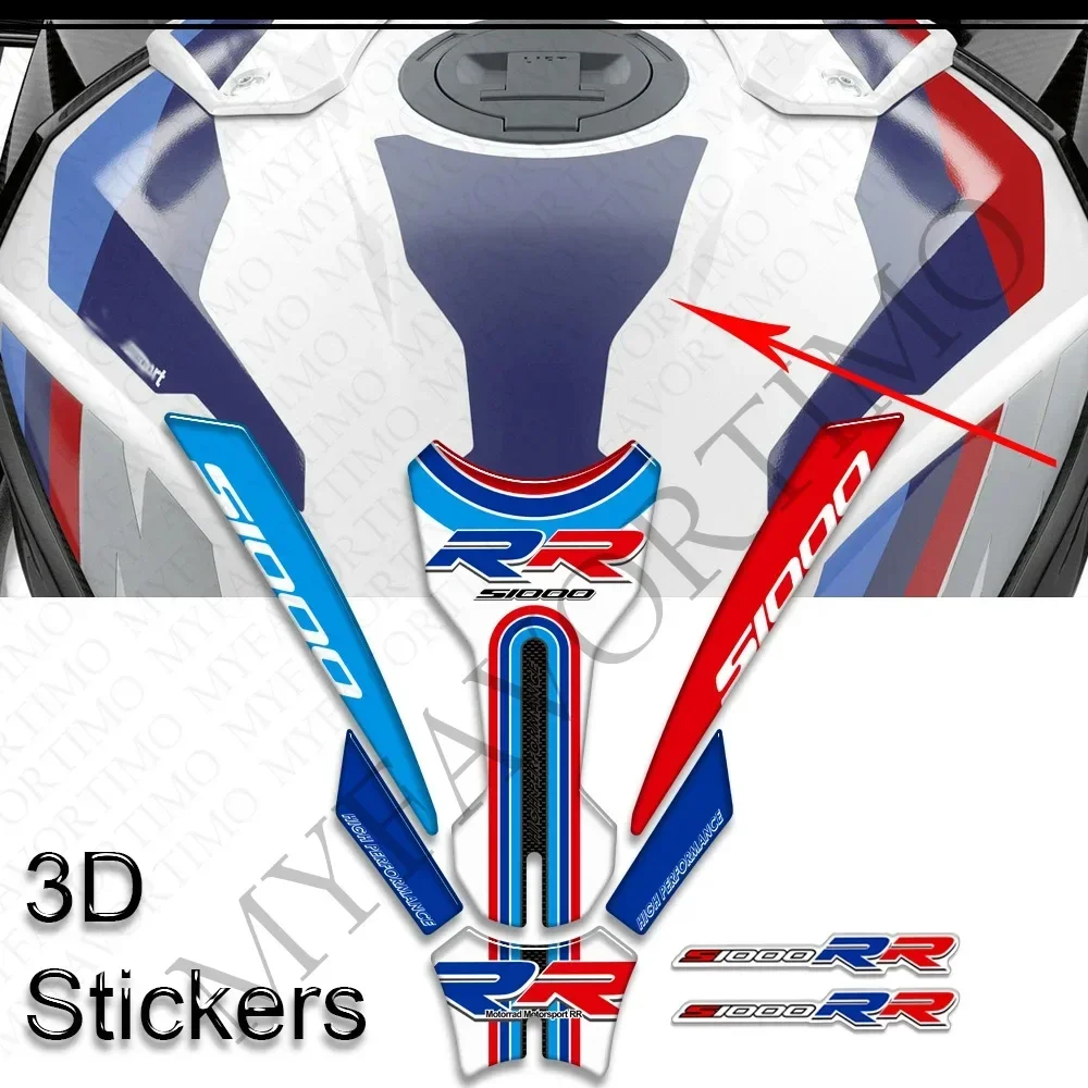 Fit BMW S1000RR Motorcycle Tank Knee Pad Side Grips Gas Fuel Oil Protection Stickers Wind Deflector