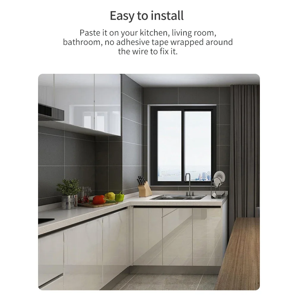 ZigBee Smart Water Sensor Leak Detector Flood Water Leakage Alarm Smart Life Control Work With Zigbee Gateway