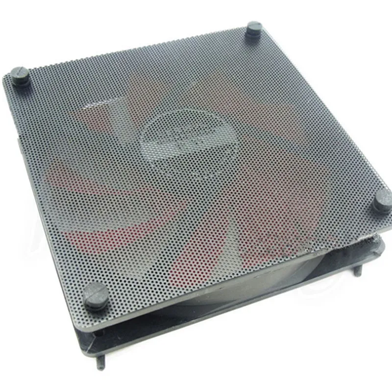 5PCS Cuttable Black PVC PC Fan Dust Filter Dustproof Case Computer Mesh To Installed In The Fan Inlet