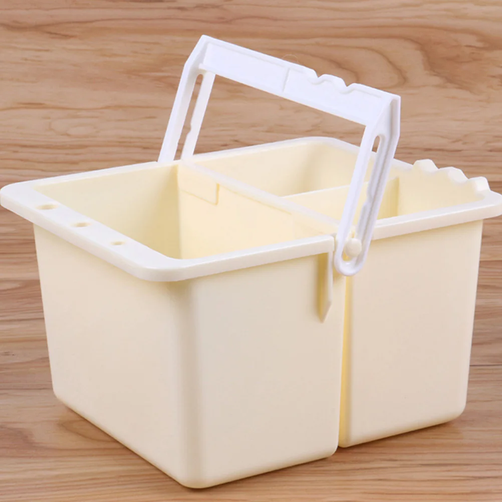 2pcs Wash Bucket Set Compact Paint Brush Cleaner For Artist Watercolor Brush Holder Reusable Painting Accessory Washing Bucket