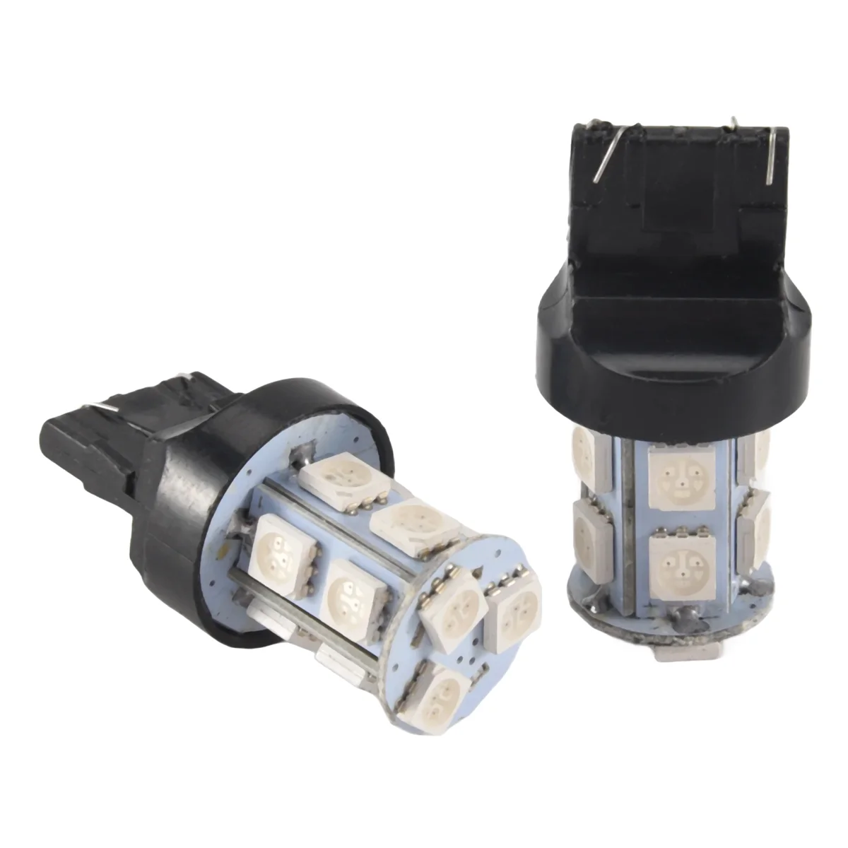 2x أحمر T20 7443 380 W21/5W سيارة 13 SMD 5050 LED توقف الذيل الفرامل بدوره أضواء لمبات G