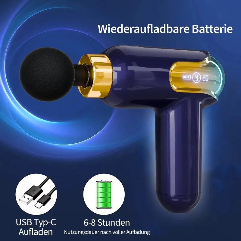 المنتج الأكثر مبيعًا 2025-مسدس تدليك العضلات اللاسلكي بالجملة #4