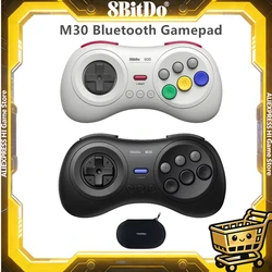 8Bitdo M30 Bluetooth Gamepad For Nintendo Switch PC macOS Steam and Android Controller With Sega Genesis Mega Drive Style