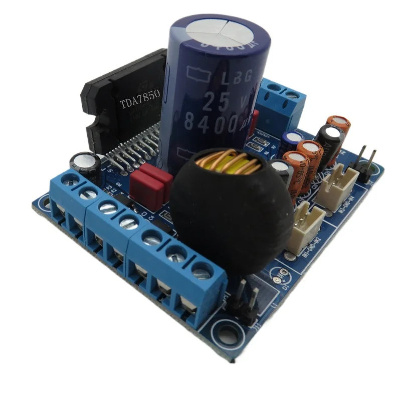 DIY car computer accessories TDA7850 power amplifier board special chip with BA3121 noise reduction (new version)