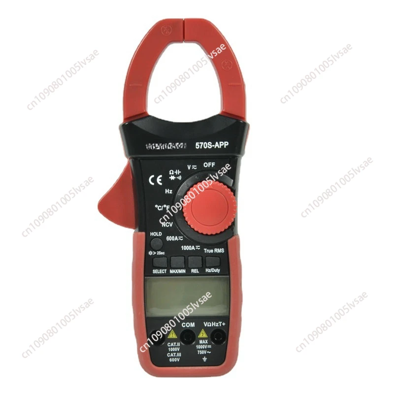 ホールドピーク-ncvデジタルクランプメーター、オートレンジマルチメーター、HP-570S-APP、AC DC、DC、ボルトアンプ、オームキャップ温度付き1000aマルチメーター、6000カウント