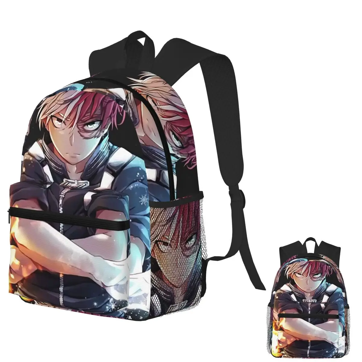 

Todoroki BNHA Boku No My Hero Academia Аниме Манга Студенческий рюкзак Школьная сумка Дорожный рюкзак для мальчиков и девочек Сумка для книг Сумка на плечо