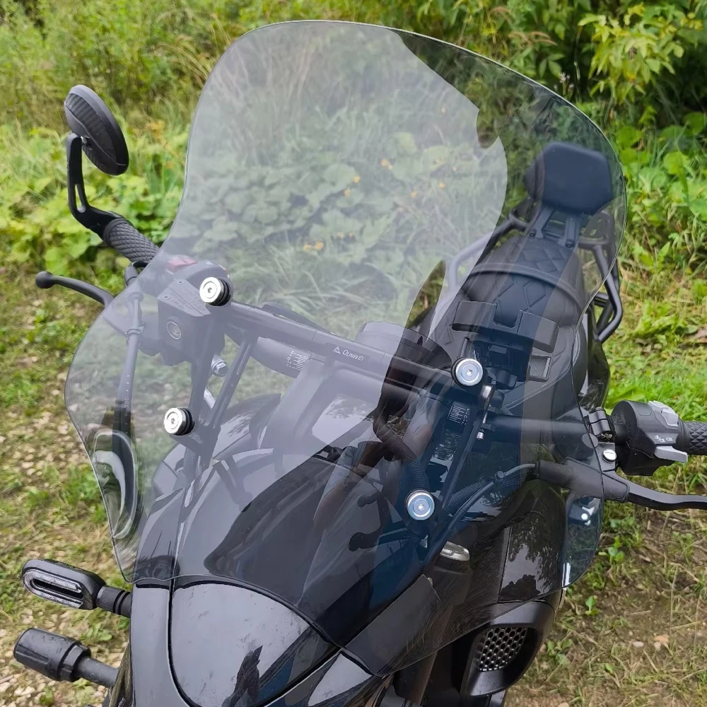 For VOGE CU525 TE Windscreen Windshield Front Glass Wind Deflectors CU 525 525cu CU525TE Travel Edition Motorcycle Accessories