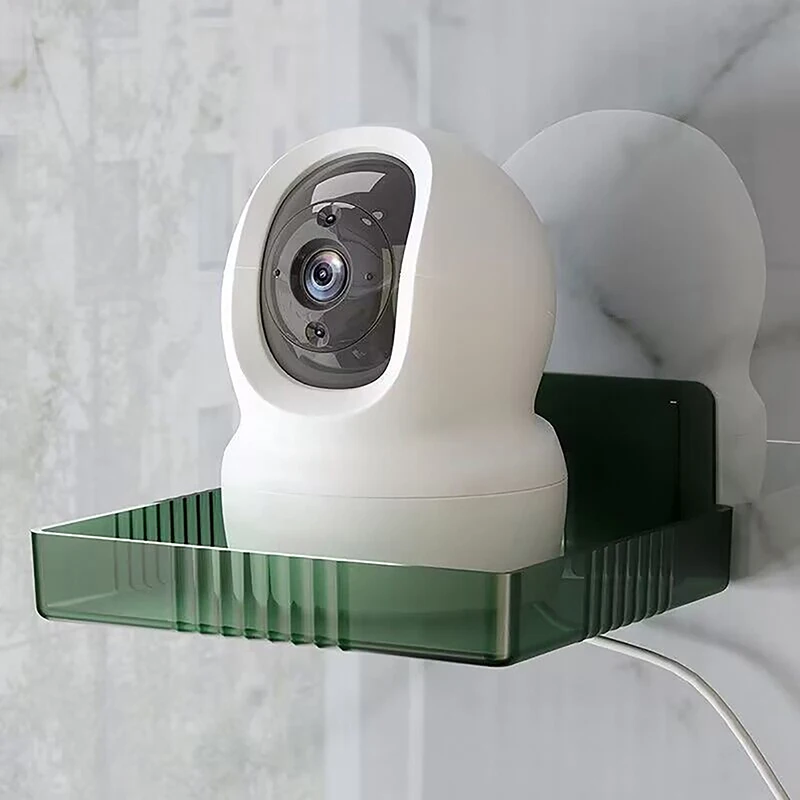 Universal Camera Stand Support Punch-free Self-adhesive Monitor Shelf Wall-mounted CCTV Holder WIFI Router Bracket TV Box Rack