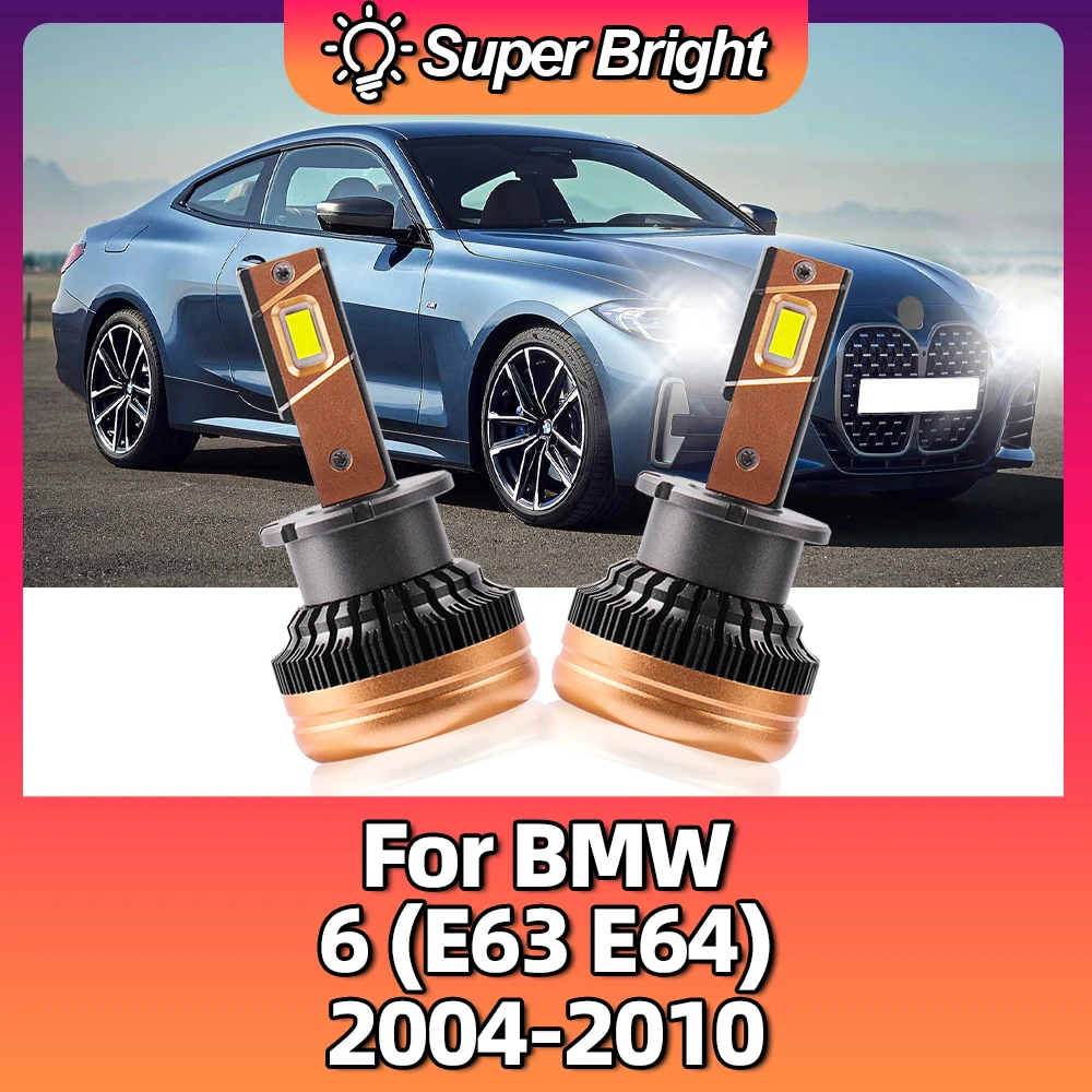 

D2S светодиодный фары 28000LM Auto лампы для фар 90W Car 12V Lamp 1:1 HID для BMW 6 (E63 E64) 2004 2005 2006 2007 2008 2009