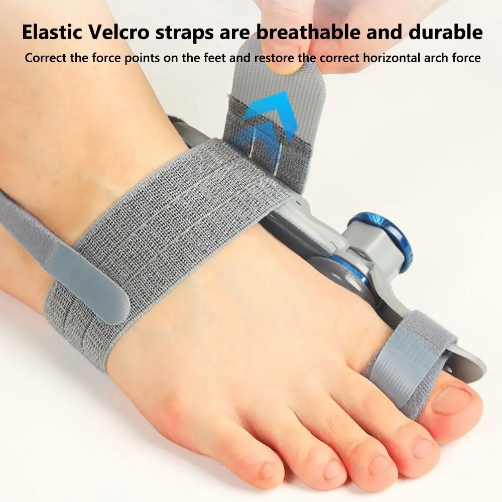 Utile correttore punta regolabile Alluce valgo Girevole borsite correttore Pedicure Cura del piede Piede Alluce valgo Bretelle Alluce