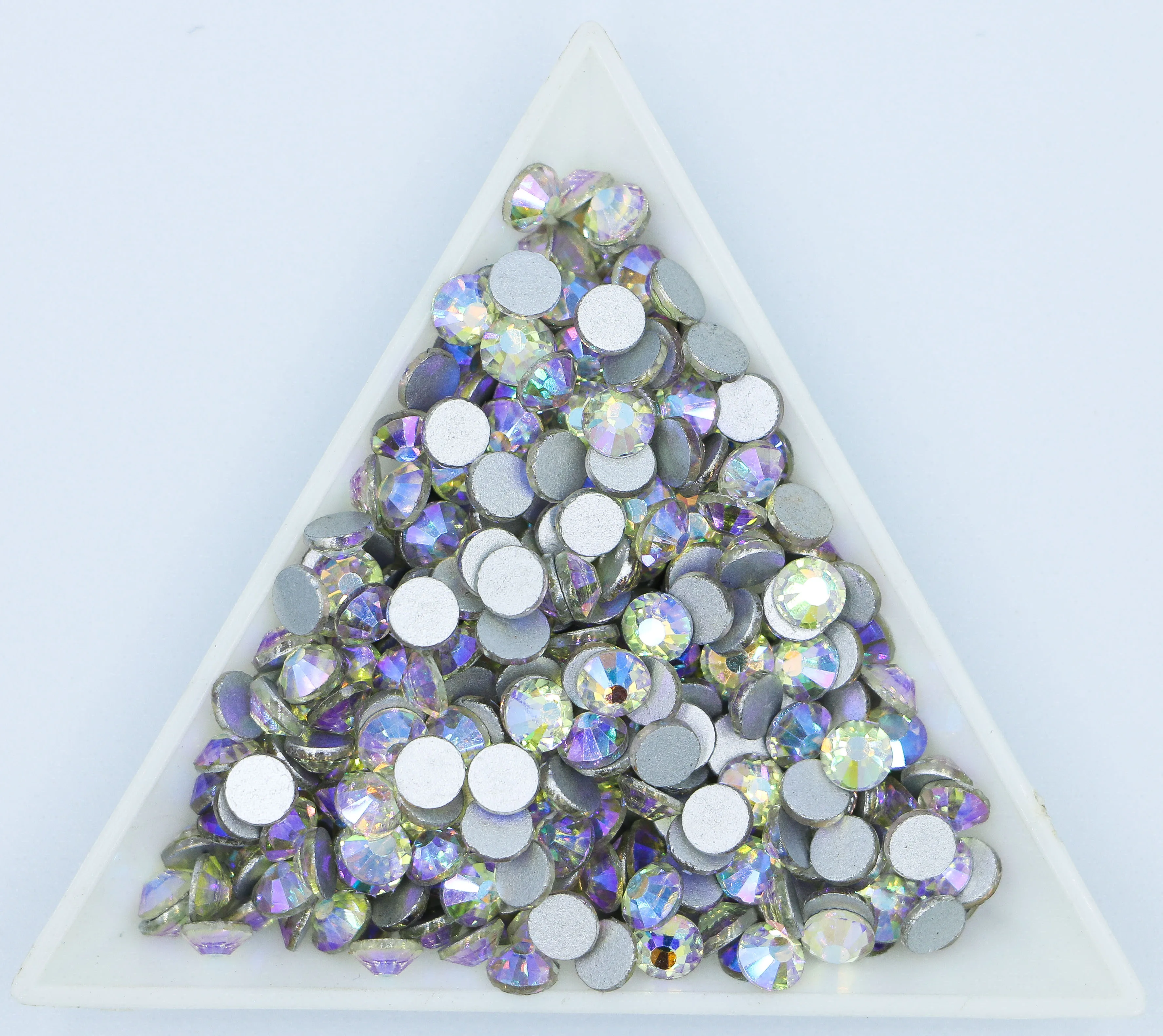 2024 Nieuwe Paars Fluweel Superheldere Ss3 ~ Ss30 Crystal Non Hotfix Nail Art Strass Glas Strass 3d Nail Art Decoratie Kledingstuk